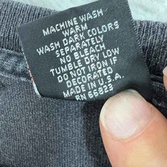 Vintage Harley Davidson Fun Wear Eagle Waterfall Shield Rare LARGE Made in USA - Picture 7 of 11